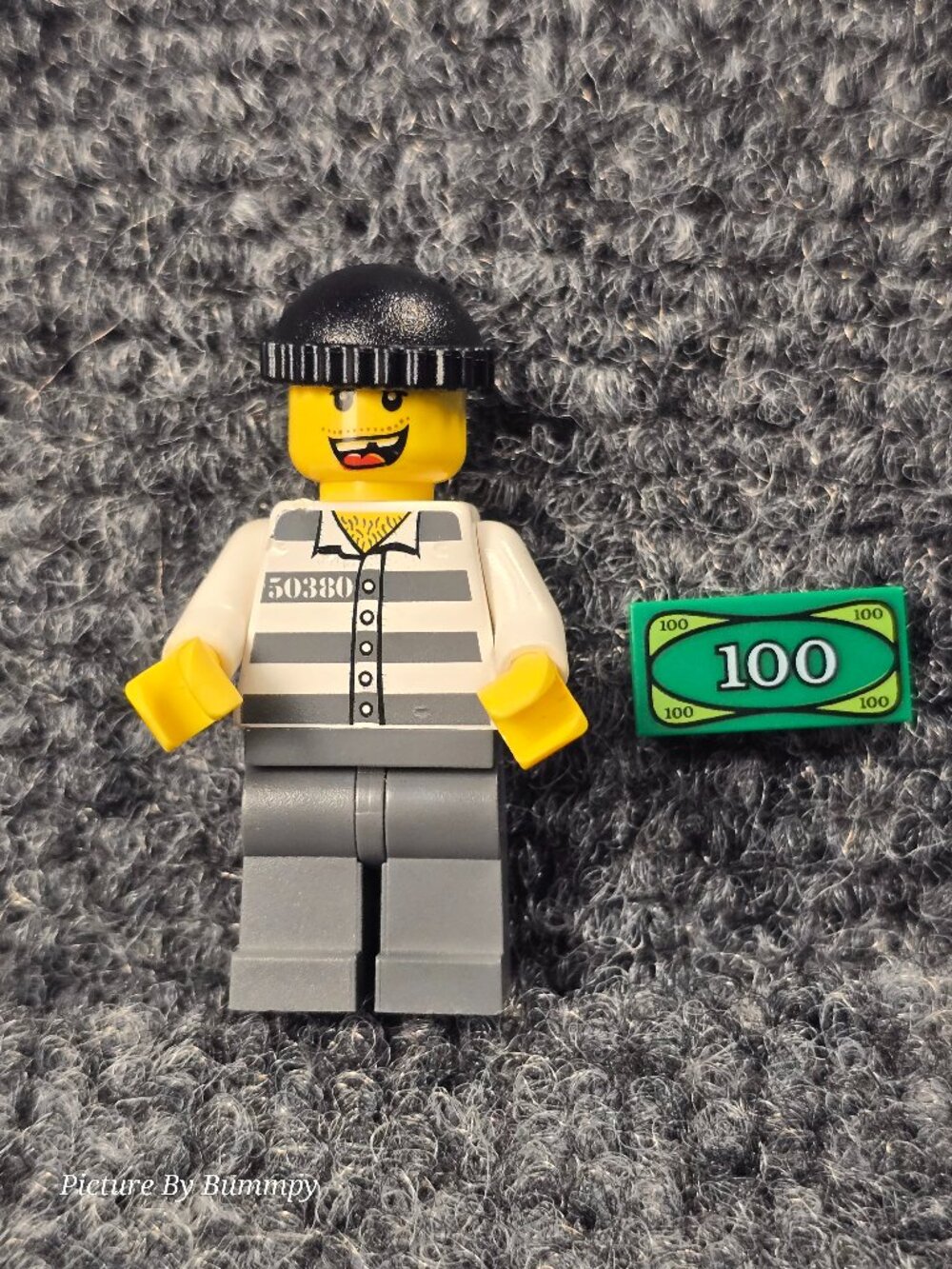 LEGO City jail prisoner minifigure